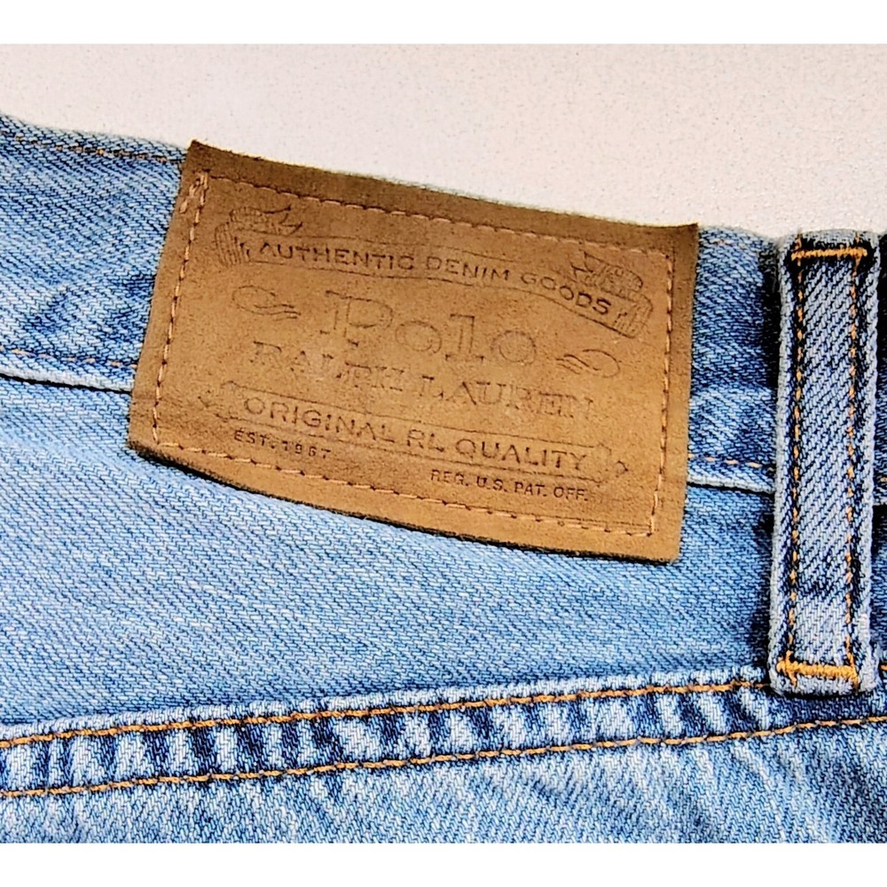 Polo Ralph Lauren Jeans The Sullivan Slim Boys Size 16 Blue Distressed Denim - Picture 5 of 13